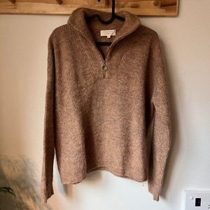 Sezane Light Brown Sweater (Jumper)